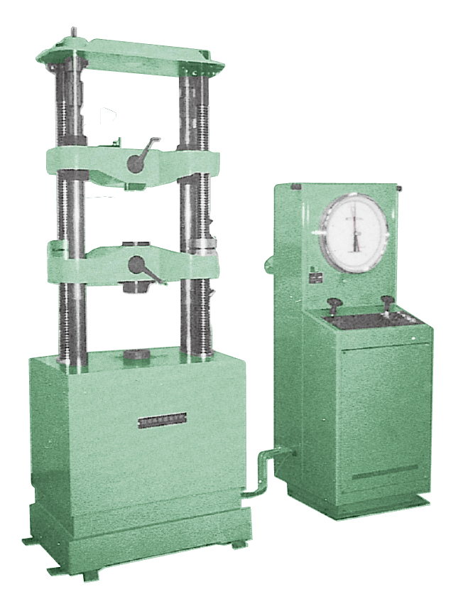 アムスラー式コンクリート万能試験機　A:200ｋN　B:500ｋN