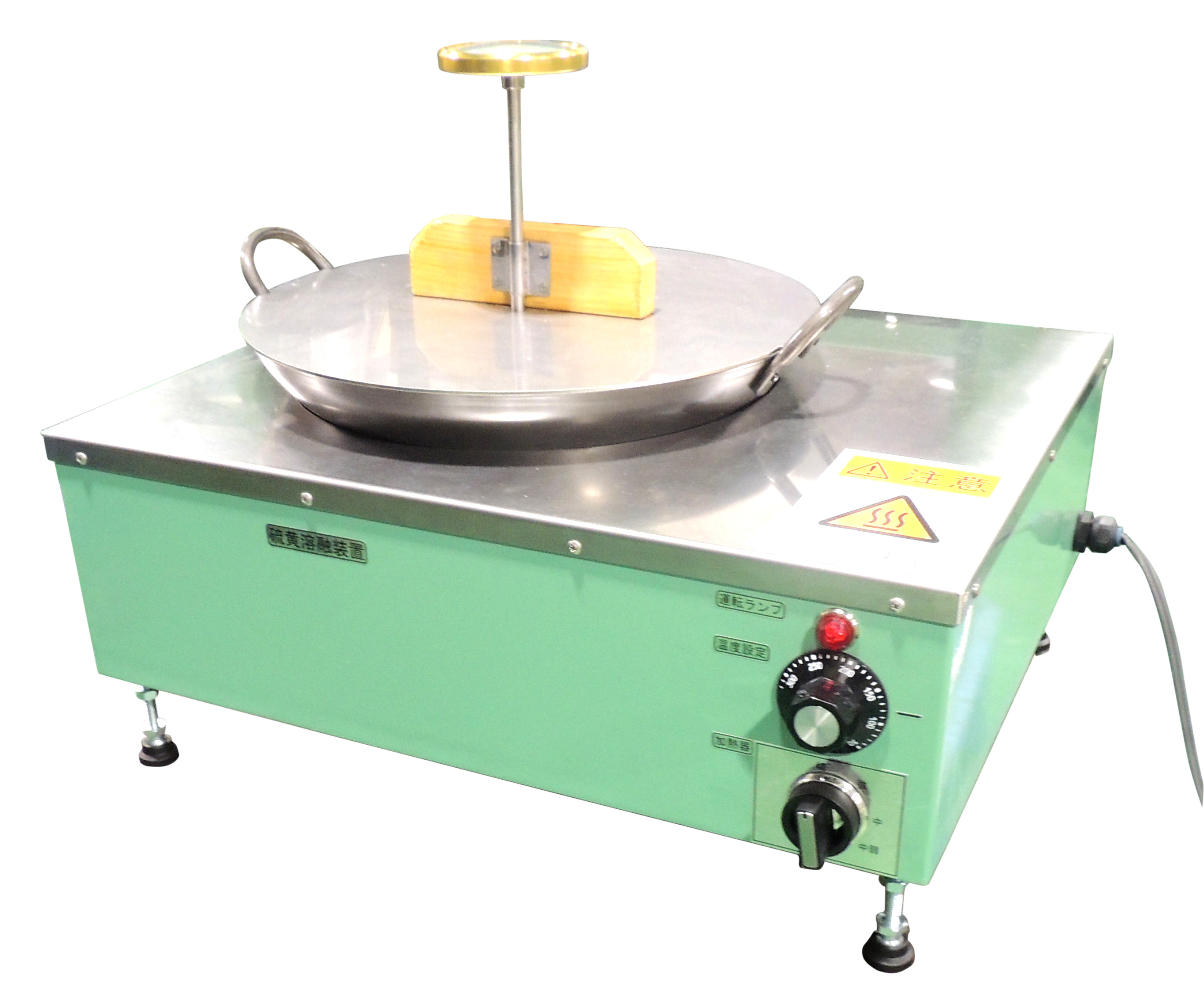 硫黄溶融装置　Ｗ600ｘＤ400ｘＨ250　設定温度範囲50℃〜300℃
