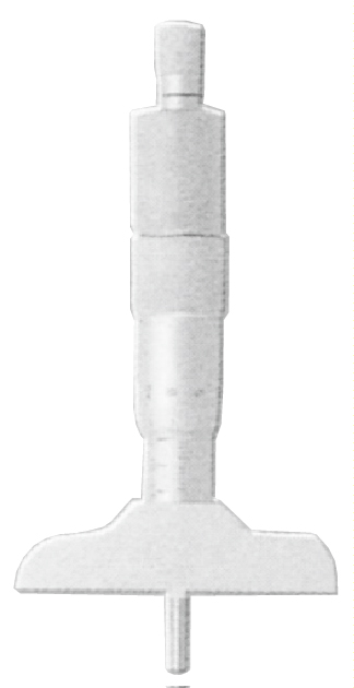マイクロメータ（デプスケージ）　測定範囲　0〜50mm　最小0.01mm