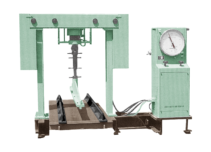 アムスラー式コンクリート曲げ試験機 小型200kN(クロスヘッド固定型) ／切替能力200kN・100kN・50kN