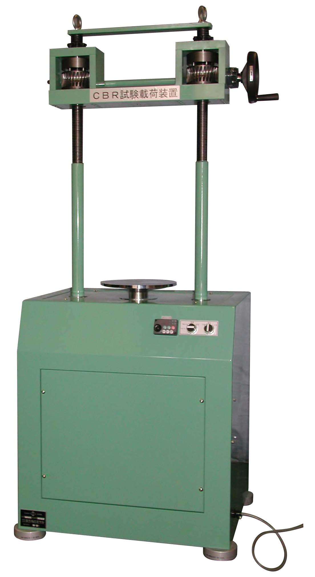 CBR試験２本柱式載荷装置　最大能力50ｋN