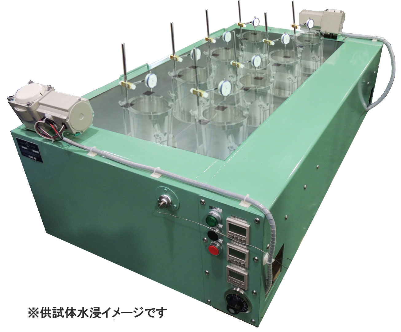 水浸膨張試験用水槽　W1000×D500×H300
