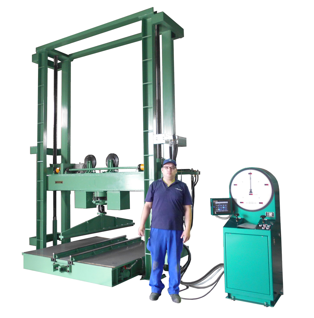 デジタル式手動コンクリート曲げ試験機　A:250kN(切替能力250kN・100kN・50kN・25kN) ／B:500kN(切替能力500kN・250kN・100kN)／C:1000kN(切替能力1000kN・500kN・250kN・100kN・50kN)