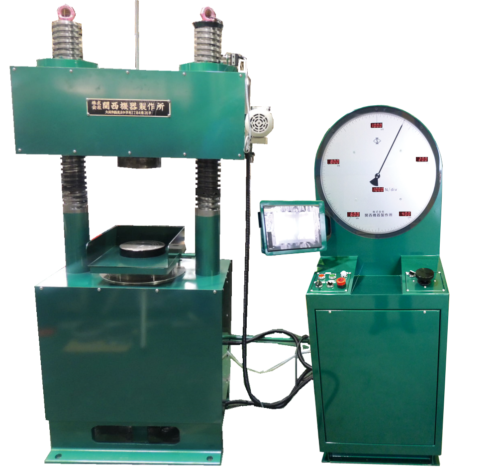 デジタル式全自動コンクリート圧縮試験機　A:1000kN/B:2000kN