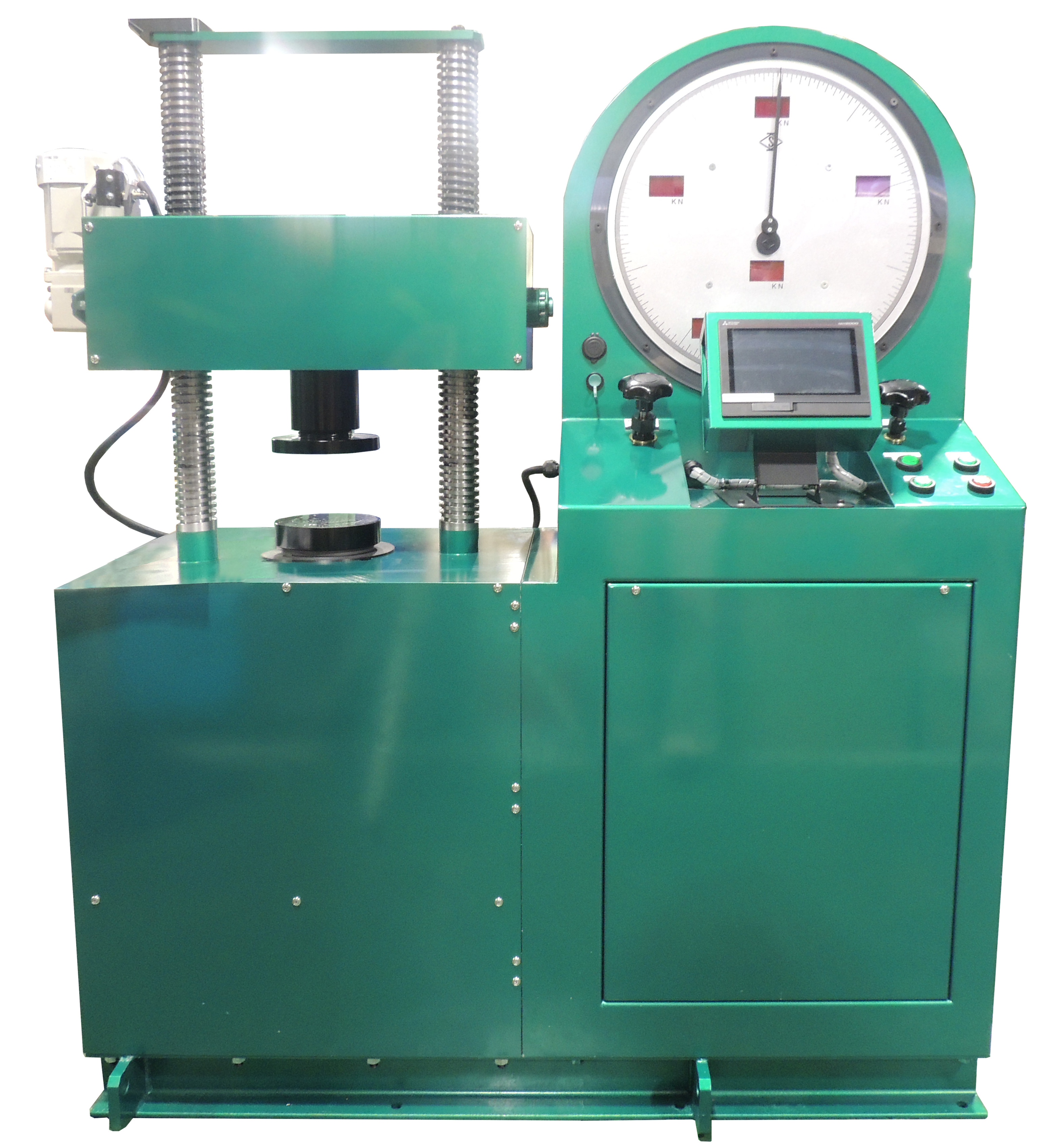 デジタル式手動コンクリート圧縮試験機　200kN